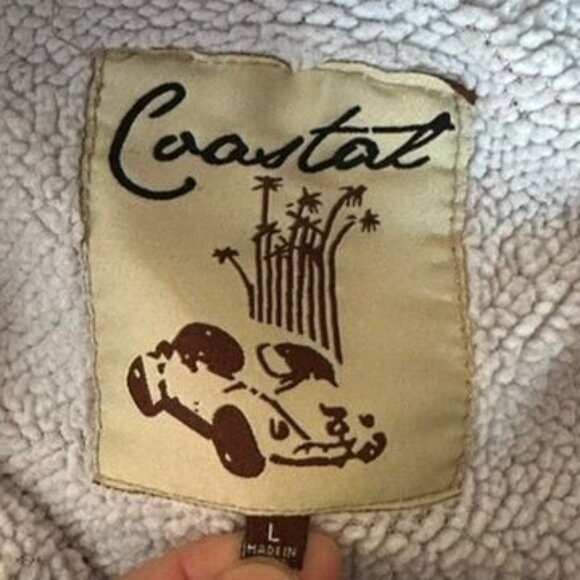 Coastal Mens L Buffalo Plaid Flannel Shirt Jacket Chore Bulky Rugged Camping - Picture 3 of 5